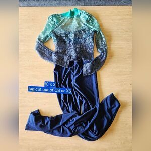 Weissman NWOT child intermediate dance costume Jazz lyrcal contemporary